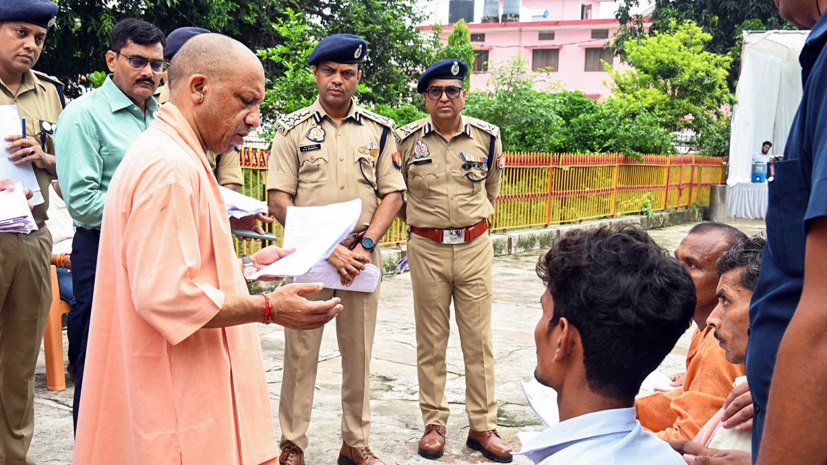 Yogi Adityanath addresses public grievances at Gorakhnath Mandir