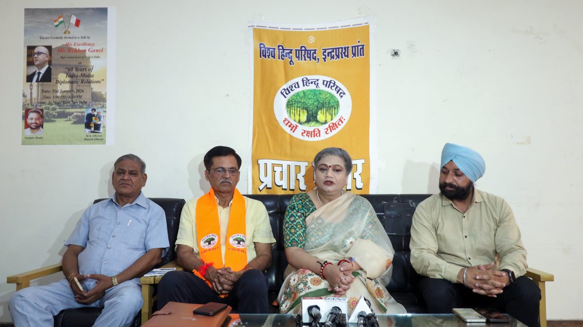 VHP's Upasana Arora meets media after taking charge