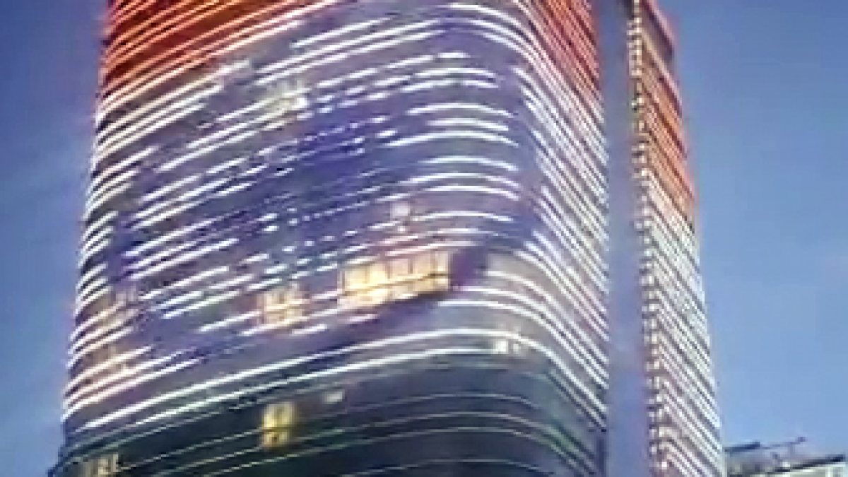 Tashkent building lit in Tricolour ahead of PM Modi's visit