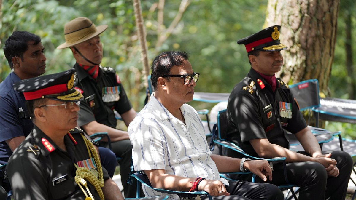Assam CM Sarma visits Assam Regimental Centre in Shillong