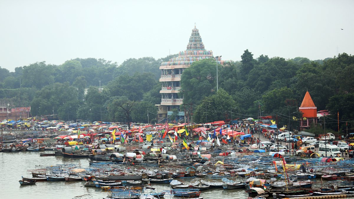 Rising Ganga waters flood Sangam shores in Prayagraj