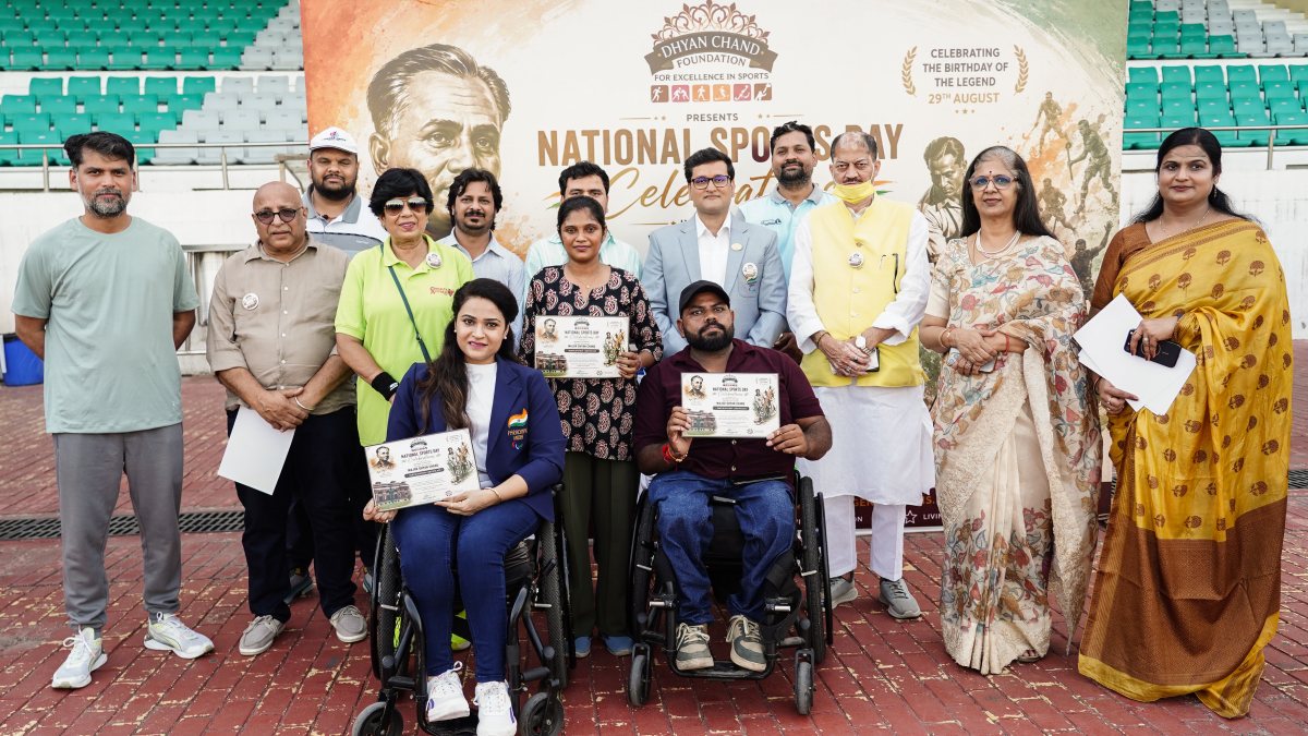 Paralympic Committee CEO joins athletes at National Sports Day event