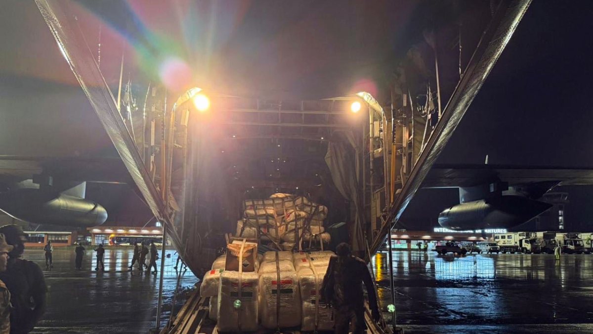 IAF fourth C-130 flight lands in Kathmandu with relief supplies