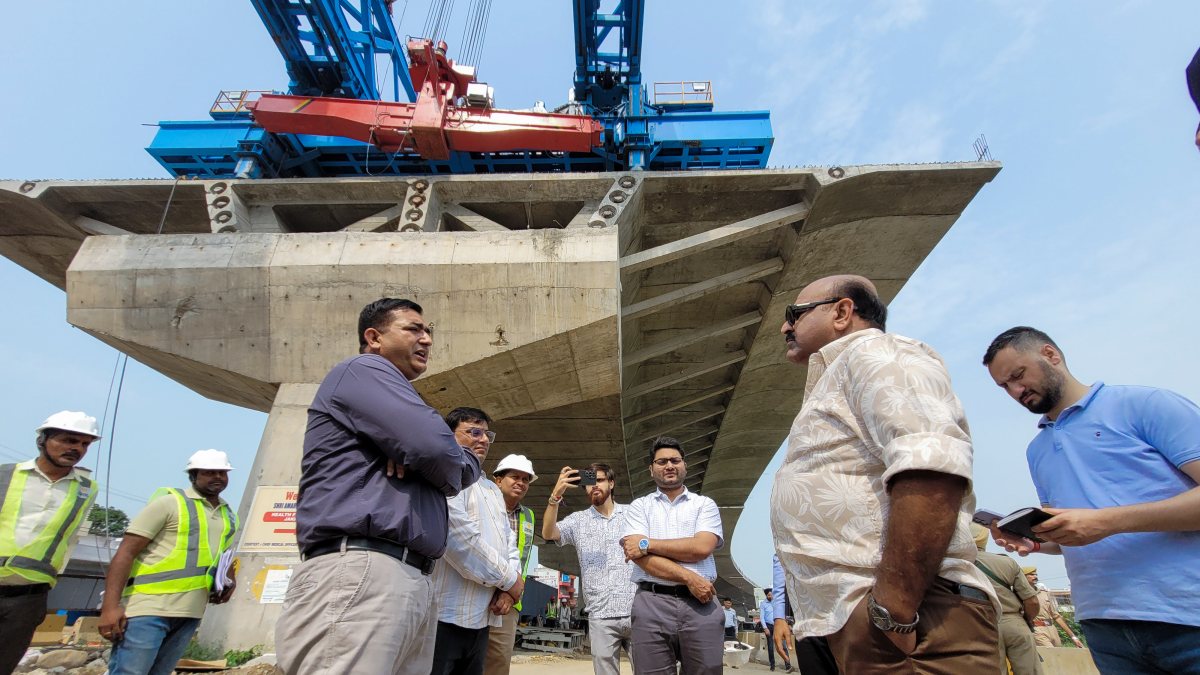 J&K Deputy CM reviews expressway site after flyover collapse
