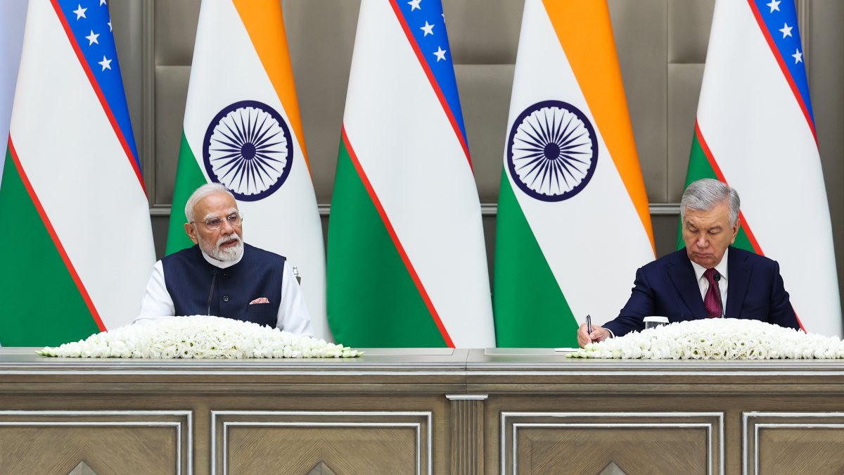 PM Modi holds joint press meet with Uzbekistan President in Tashkent