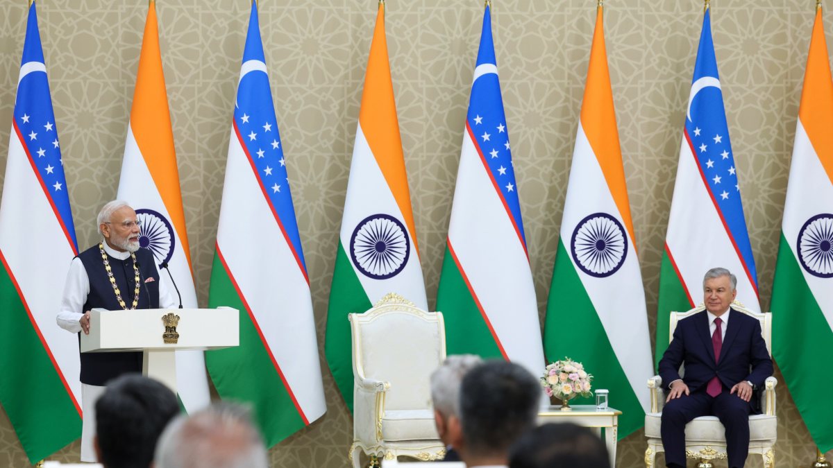 Modi receives Uzbekistan's highest national award in Tashkent