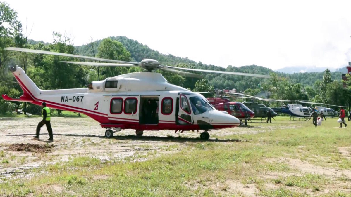 Helicopters deployed for flood rescue in Nuwakot