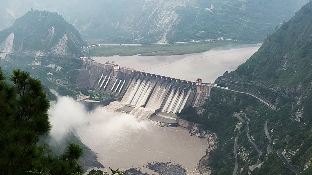 Salal Dam gates opened after heavy rainfall in Reasi