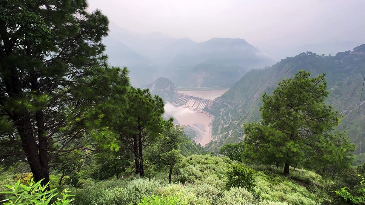 Salal Dam gates opened after heavy rainfall in upper catchment