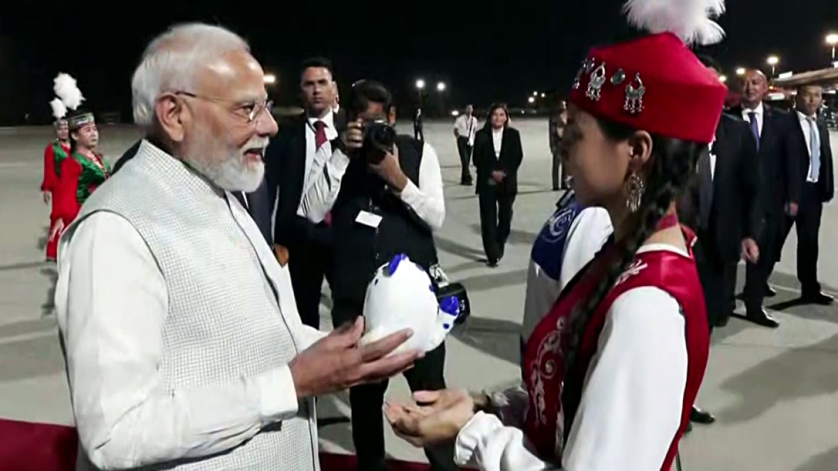 PM Modi gets warm welcome on arrival in Bishkek for SCO Summit