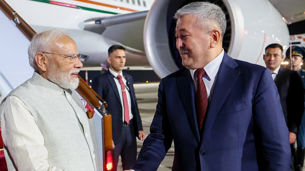 PM Modi receives warm welcome on arrival in Bishkek for SCO Summit