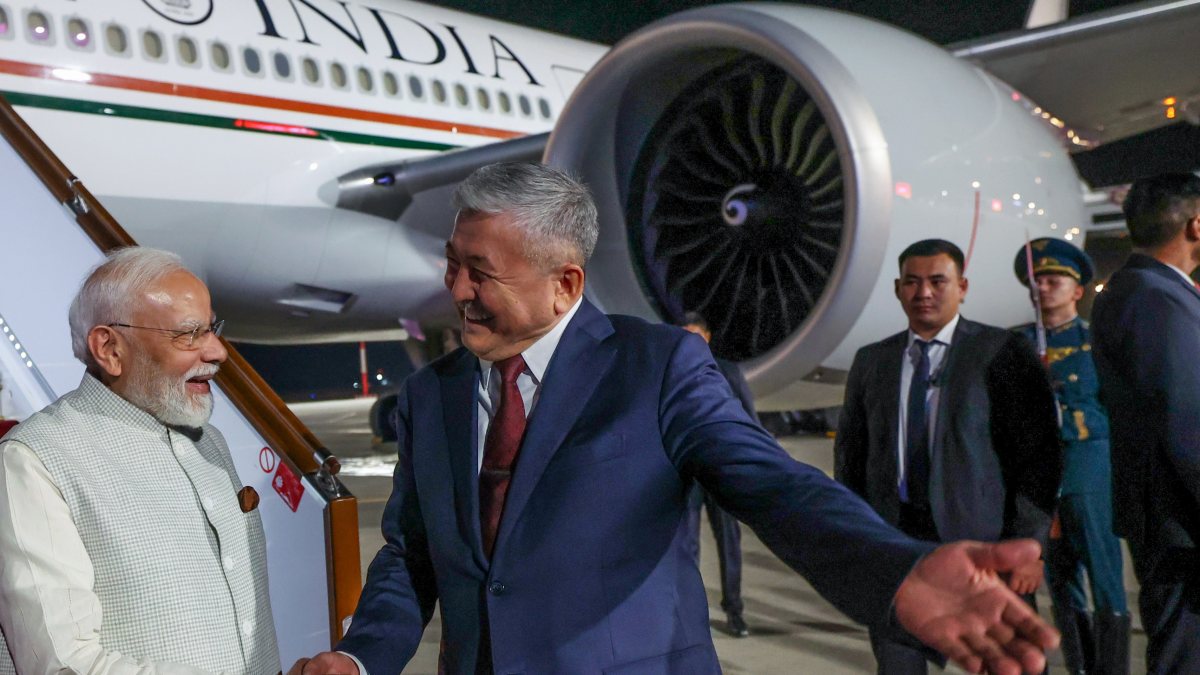 PM Modi gets warm welcome on arrival in Bishkek for SCO Summit