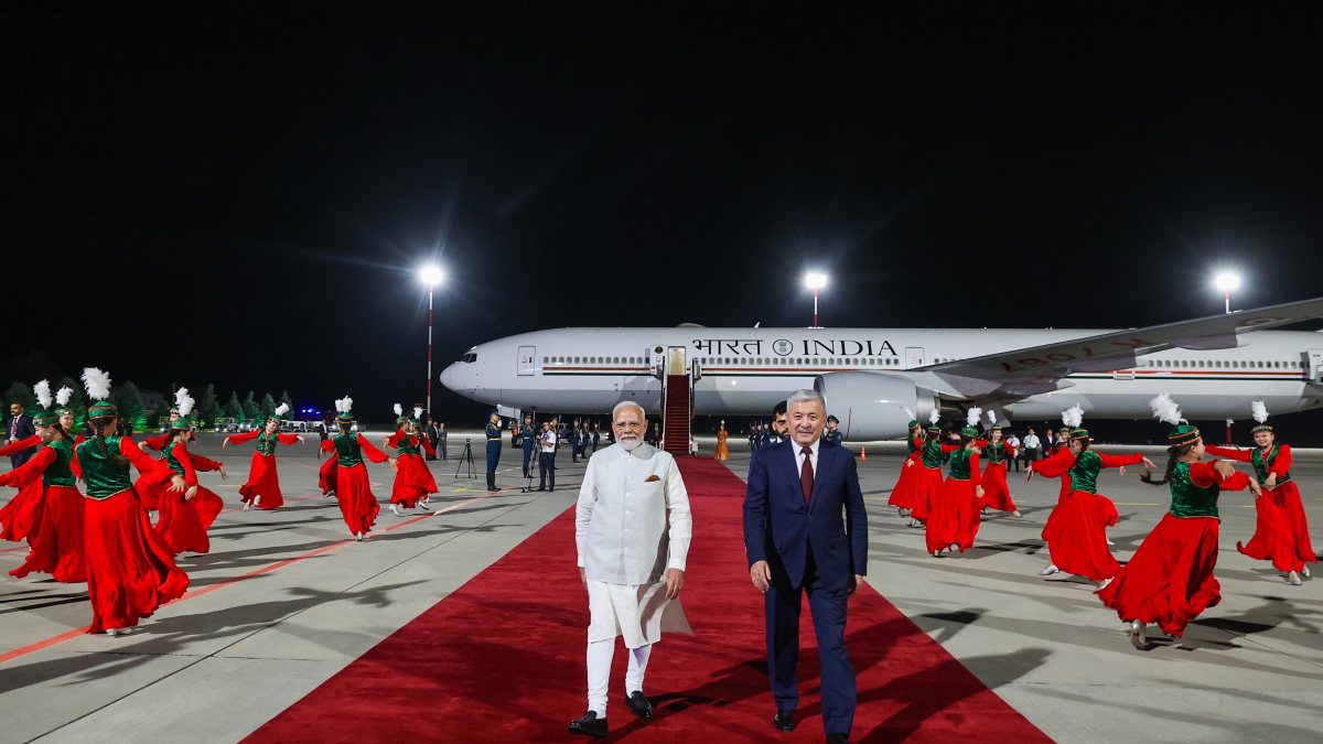 PM Modi gets warm welcome on arrival in Bishkek for SCO Summit