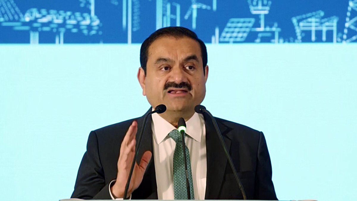 Adani addresses infrastructure vision event in Mumbai