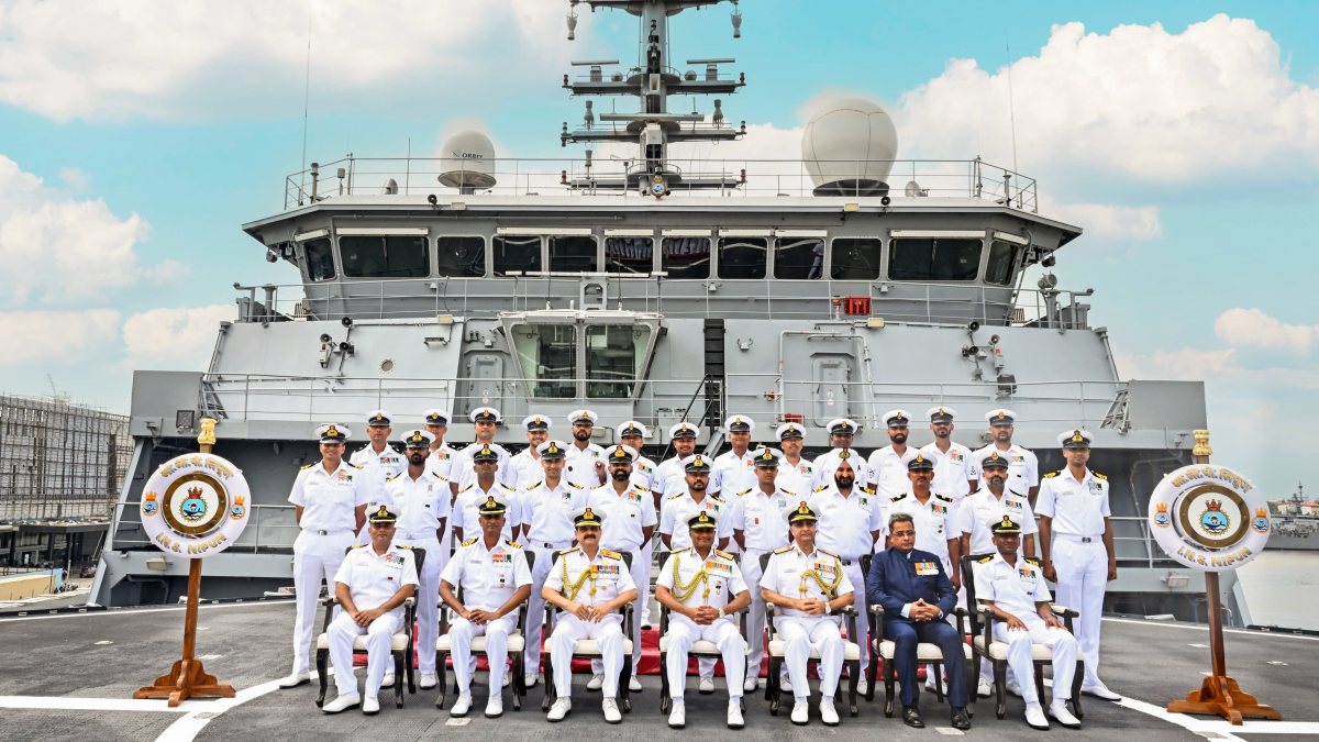 Indian Navy commissions INS Nipun at Mumbai ceremony