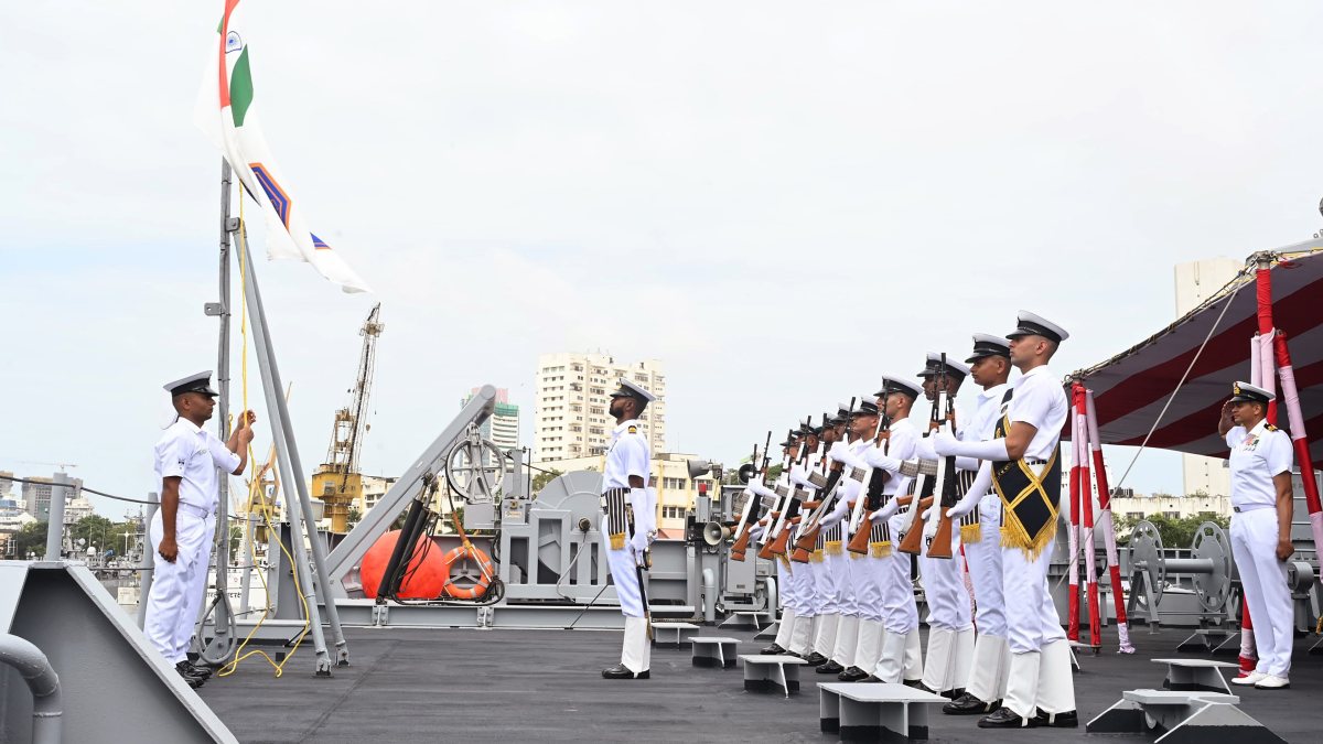 Navy commissions INS Nipun at Mumbai naval dockyard