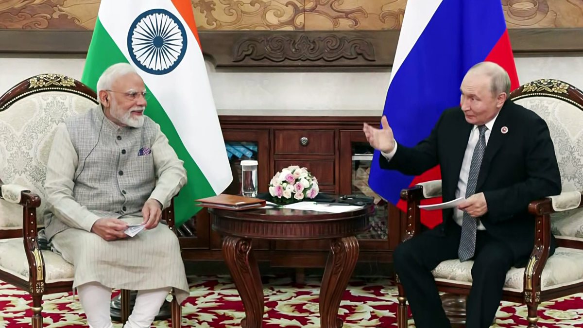 Modi and Putin hold bilateral talks on SCO summit sidelines