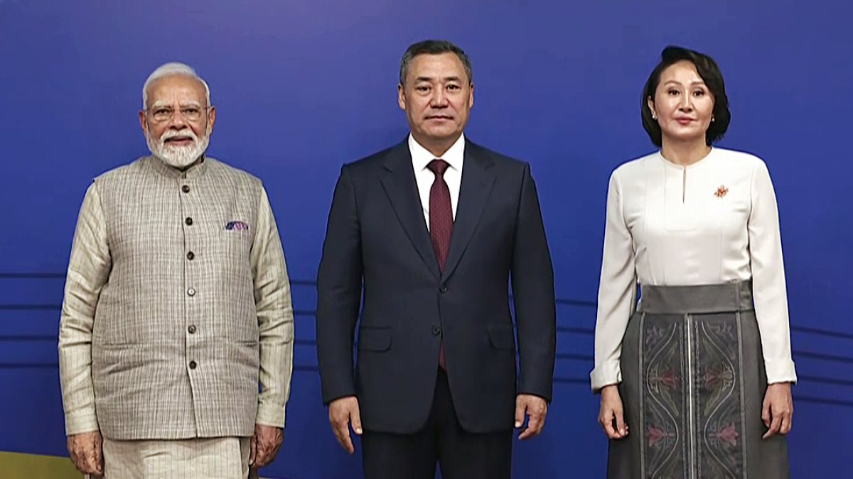 Modi, Kyrgyz President Japarov at World Nomad Games opening