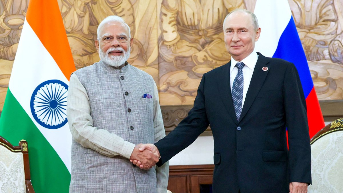 Modi meets Putin in Bishkek on Monday