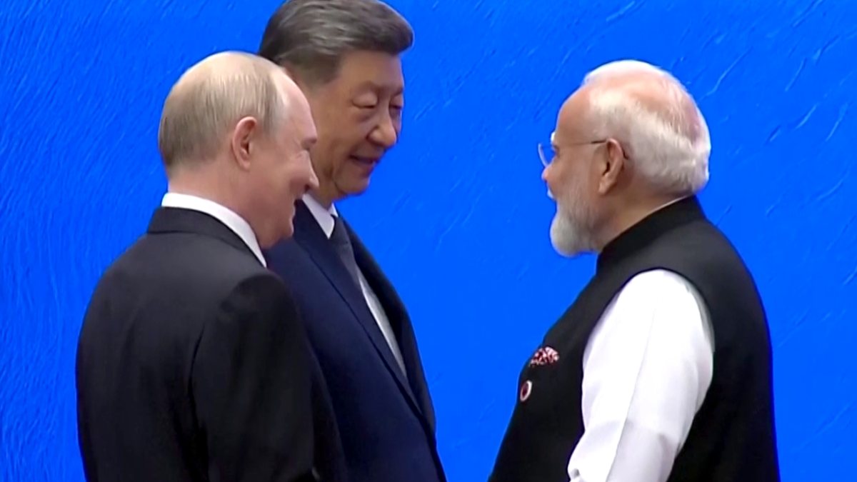 Modi meets Putin, Xi at SCO summit in Bishkek