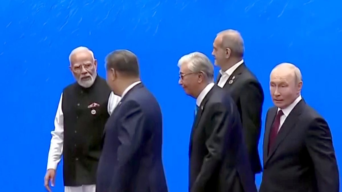 Modi meets Xi, Putin at SCO summit in Bishkek