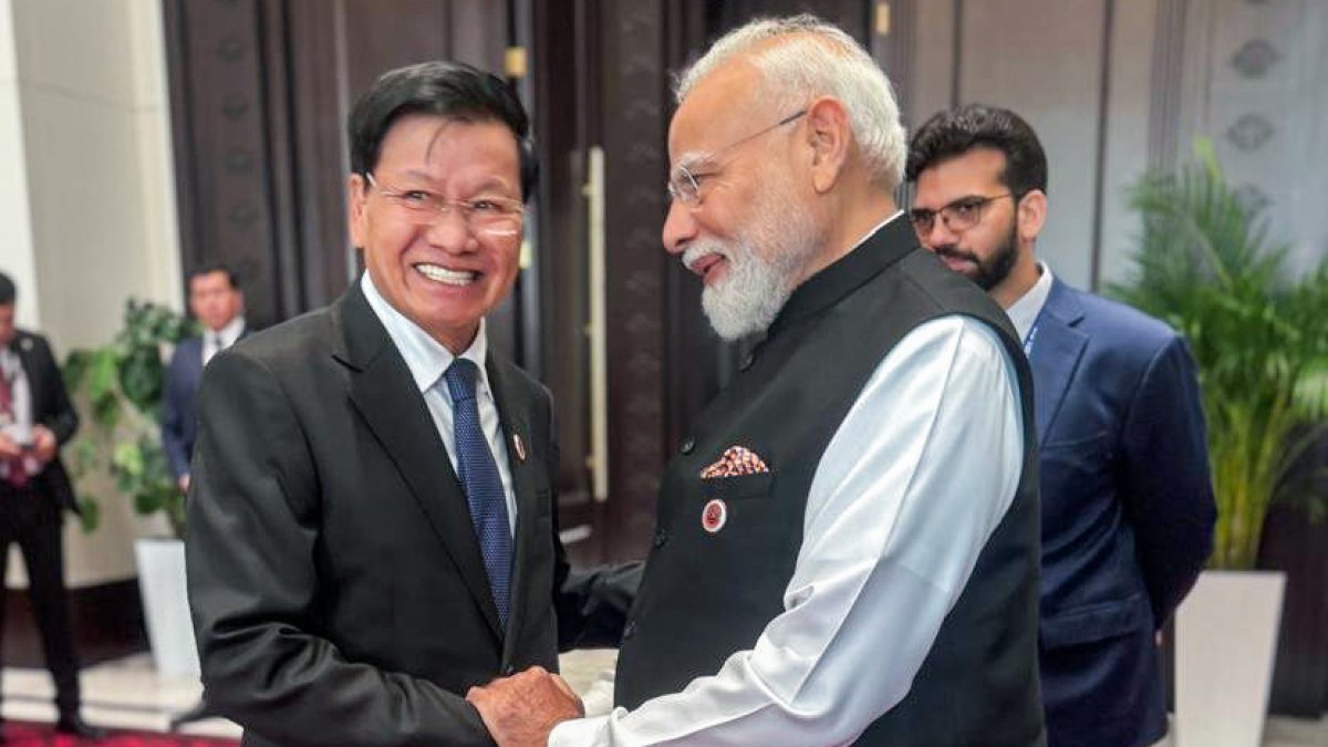 PM Modi meets Lao PDR President at SCO Summit in Bishkek