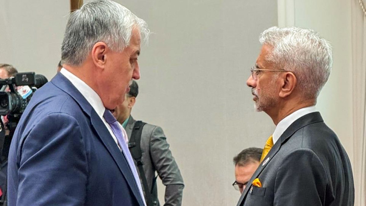 Jaishankar meets Tajikistan FM at SCO Summit in Bishkek