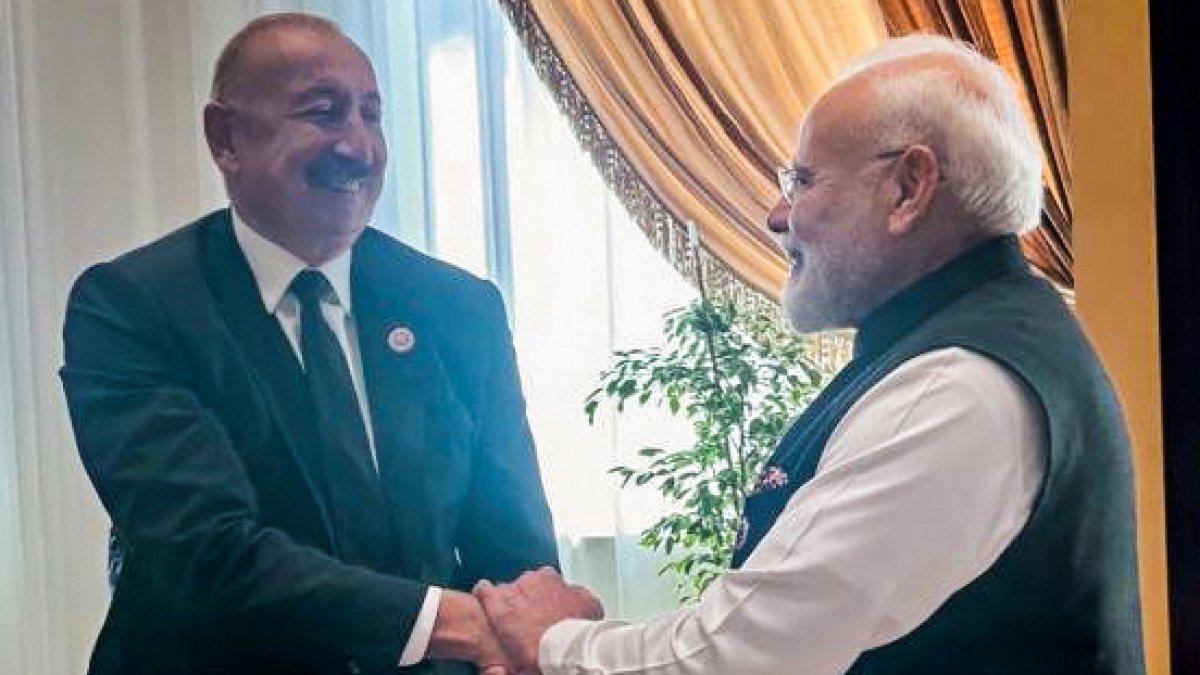 Modi meets Azerbaijan President at SCO Summit in Bishkek