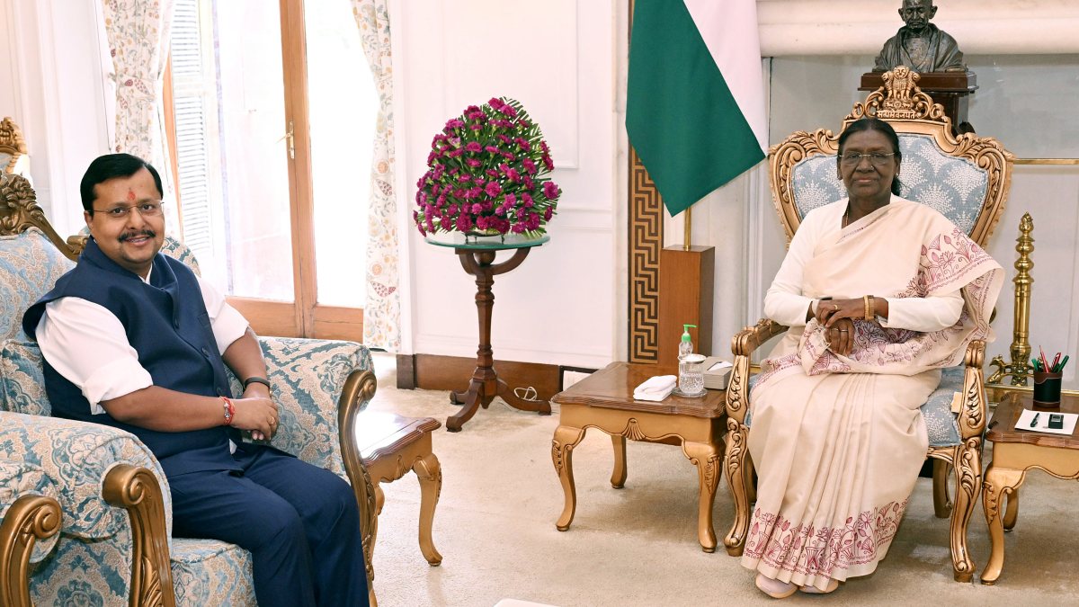 BJP chief Nitin Nabin meets President Murmu in Delhi