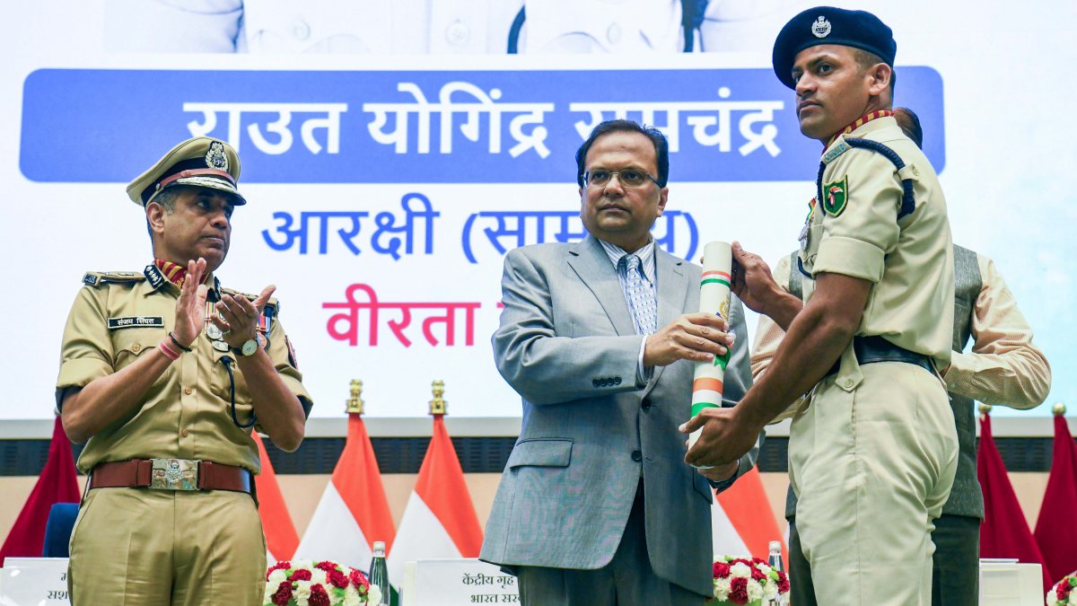 Home Secretary attends SSB investiture ceremony in New Delhi