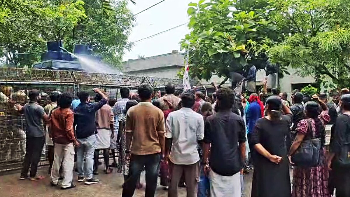DYFI protest march over MDMA case reaches DGP office