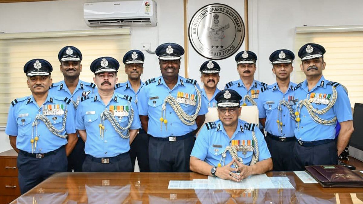 Air Marshal KAA Sanjeeb takes charge as Air Officer-in-Charge Maintenance