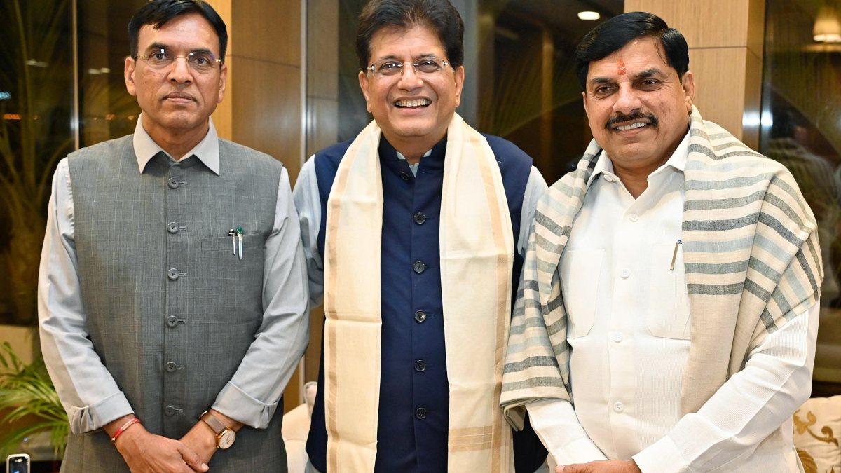 Union ministers meet MP CM Yadav in New Delhi
