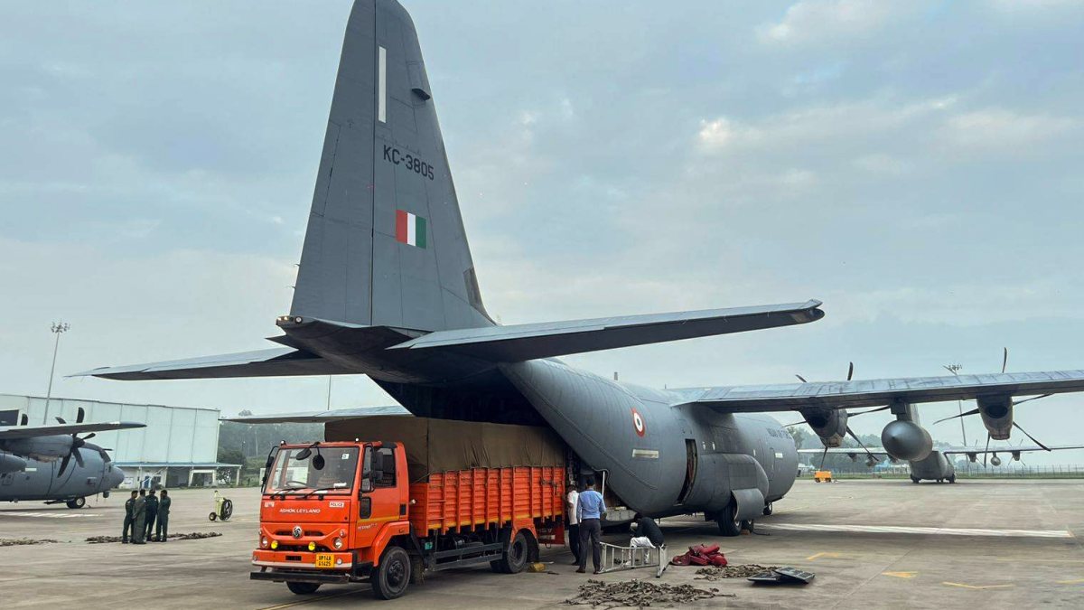 IAF sends C-130J with rescue team to flood-hit Nepal
