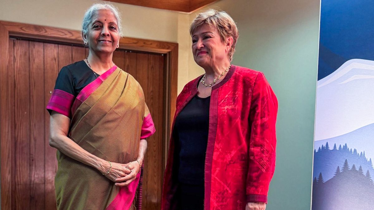 Sitharaman meets IMF chief on G20 sidelines in Asheville