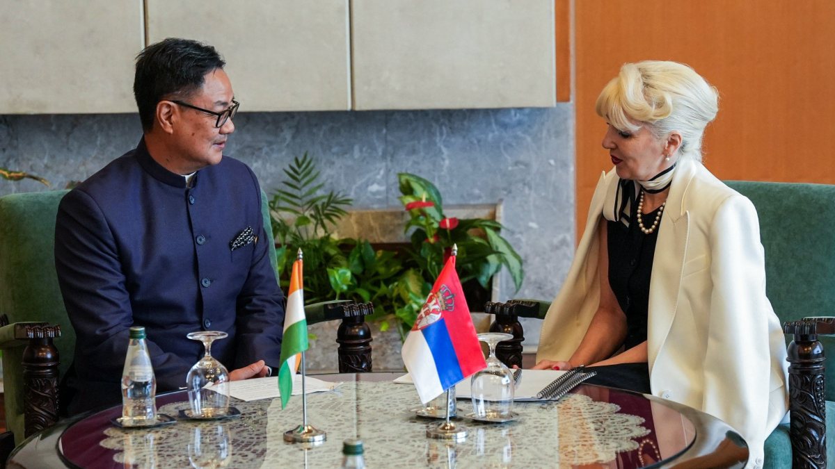 Kiren Rijiju holds bilateral talks with Serbia minister at NAM Summit