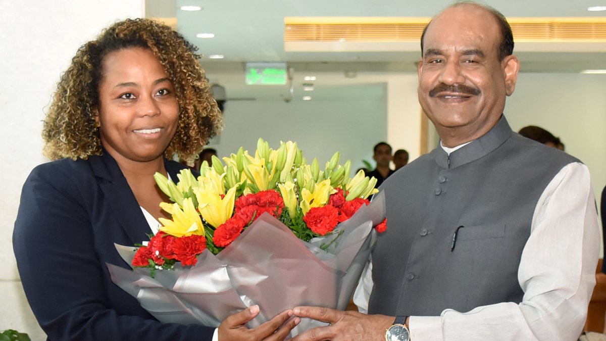 Lok Sabha Speaker meets Seychelles Assembly Speaker in Delhi