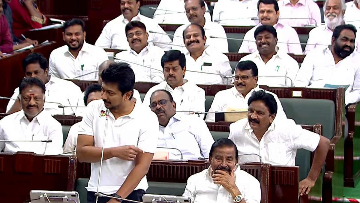 DMK MLA Udhayanidhi Stalin speaks at TN Assembly budget session