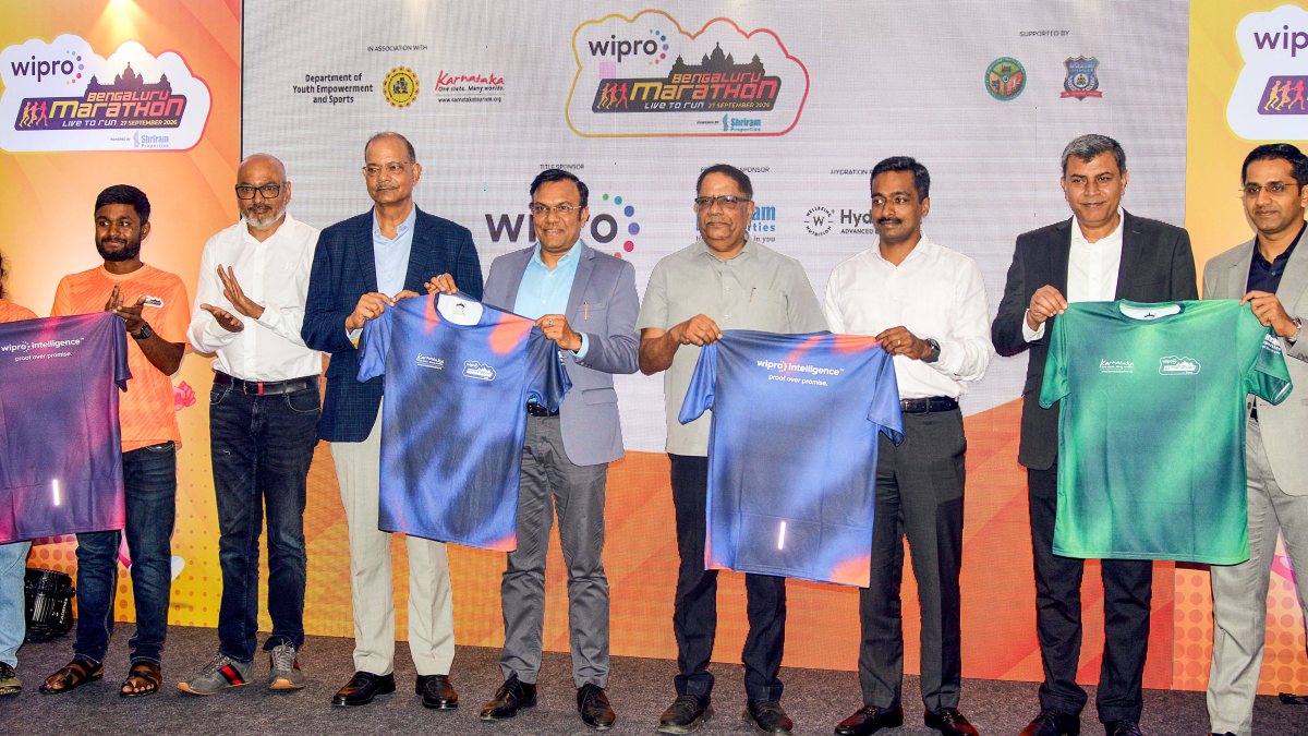 Wipro Bengaluru Marathon jersey and medal unveiled