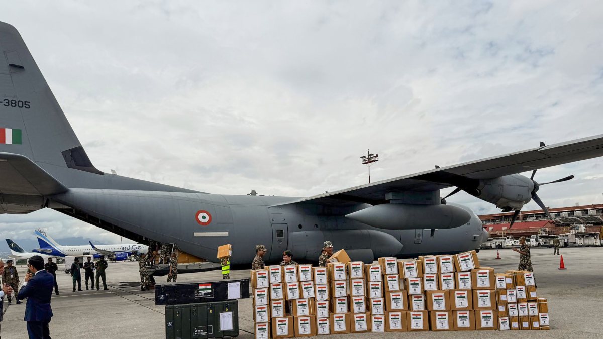 Fifth Indian relief aircraft lands in flood-hit Nepal