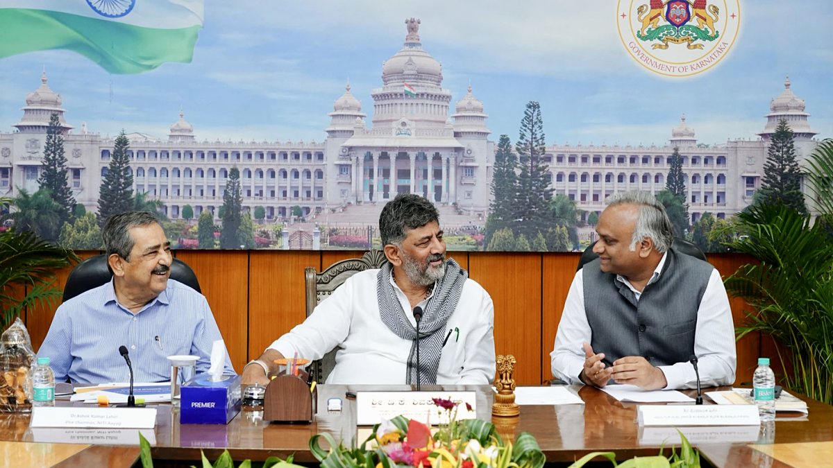NITI Aayog Vice Chairman calls on Karnataka CM Shivakumar