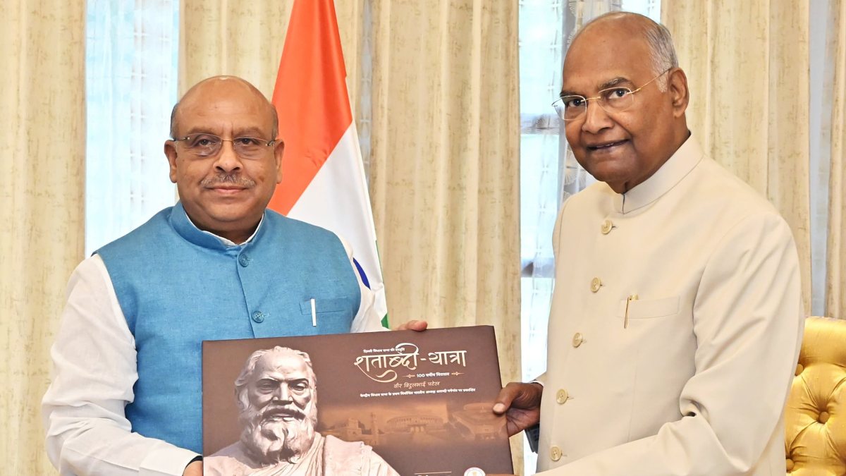 Delhi Assembly Speaker meets former President Kovind