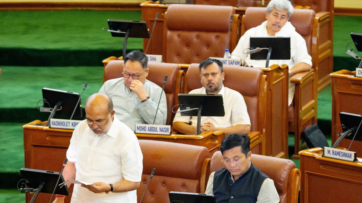 Biren Singh addresses 8th session of Manipur assembly