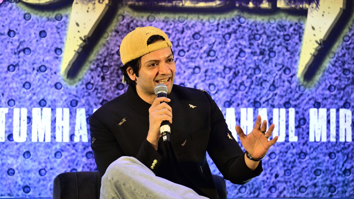 Ali Fazal promotes Mirzapur at Ahmedabad press meet