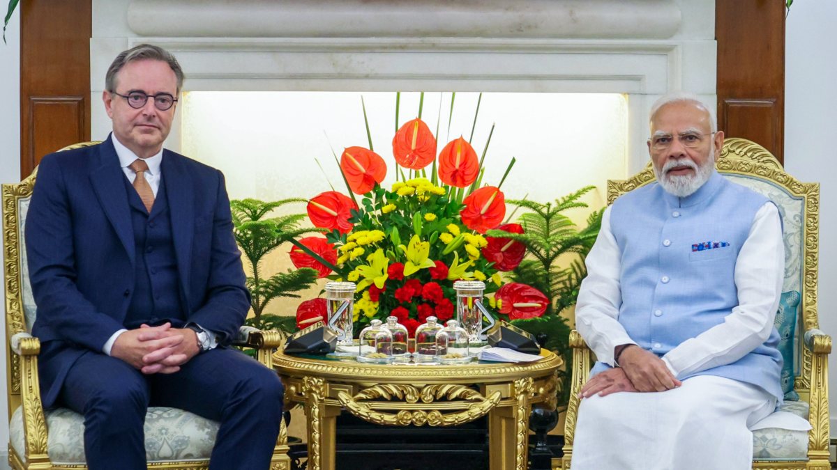 PM Modi holds bilateral talks with Belgium PM De Wever in Delhi