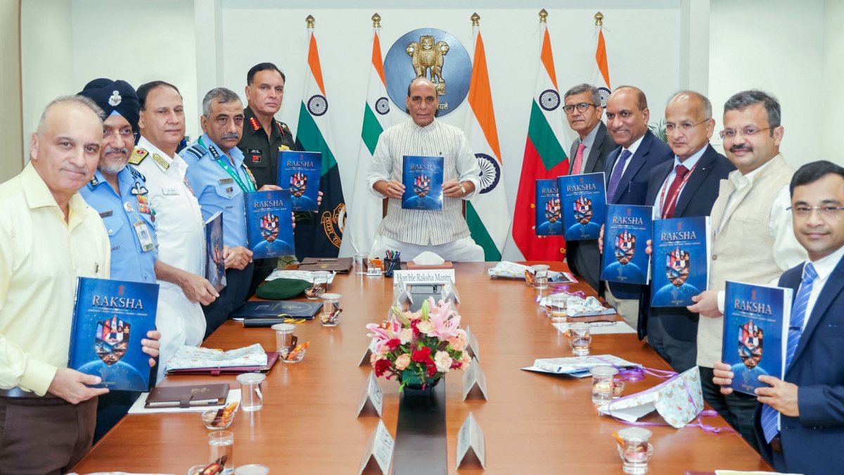 Rajnath Singh unveils RAKSHA document on defence diplomacy