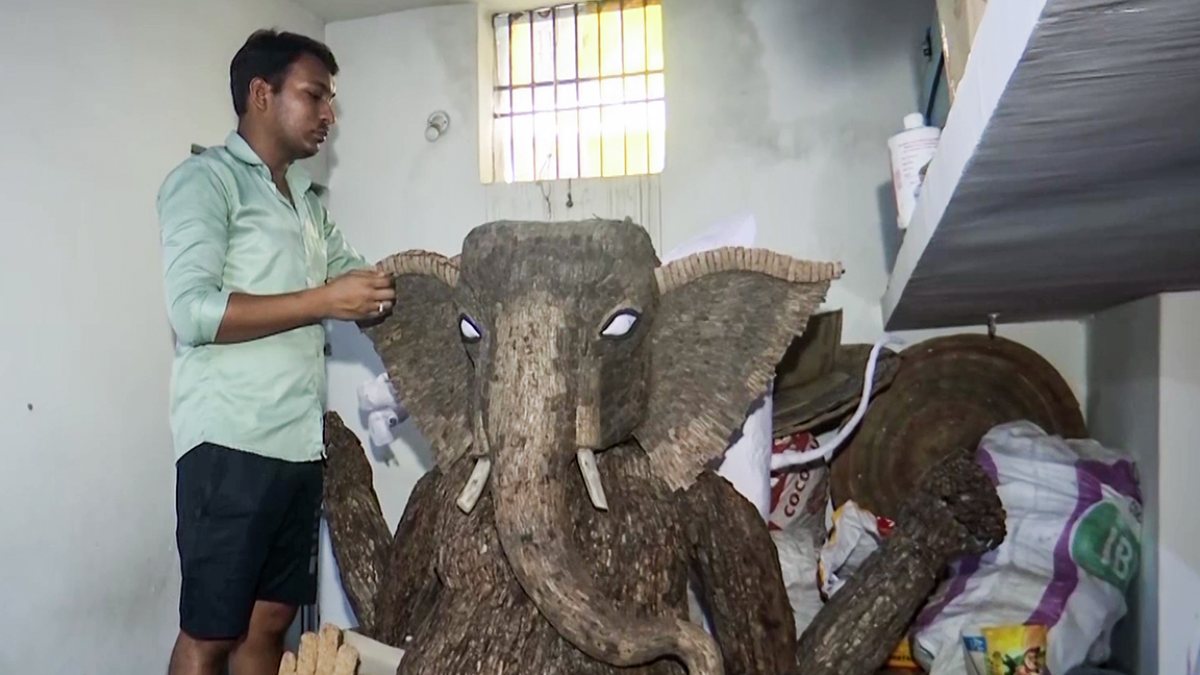 Raipur artisan keeps 25-year Ganesha idol tradition alive