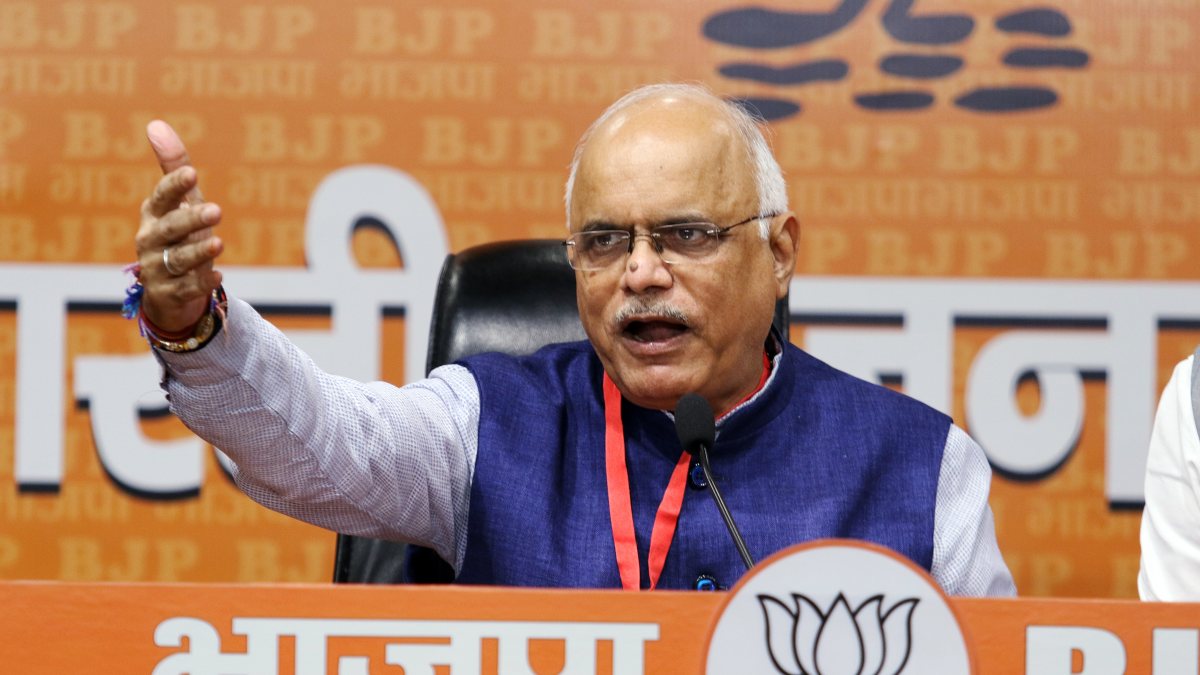 BJP's Sahasrabuddhe addresses press conference in New Delhi