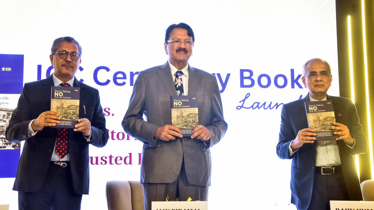 Ajay Piramal launches ICC centenary book in Mumbai