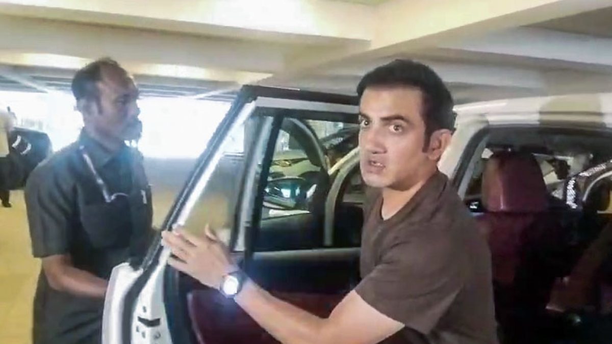 Gautam Gambhir arrives for BCCI review meeting in Mumbai